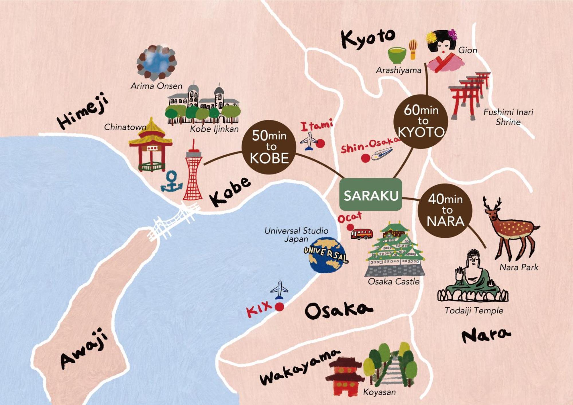 Aparthotel Vacation Saraku 茶楽来 Osaka